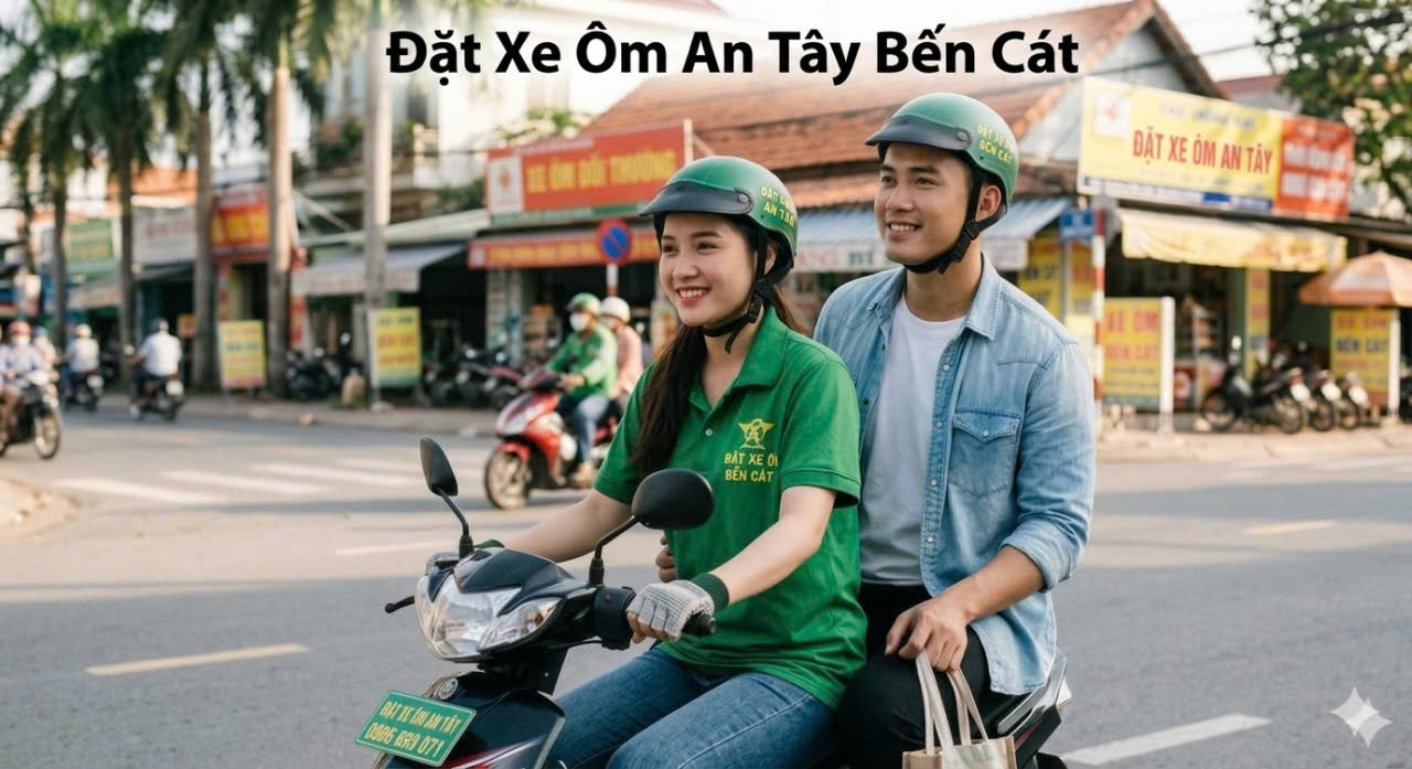 Đặt Xe Ôm An Tây Bến Cát An Toan Tiện Lợi