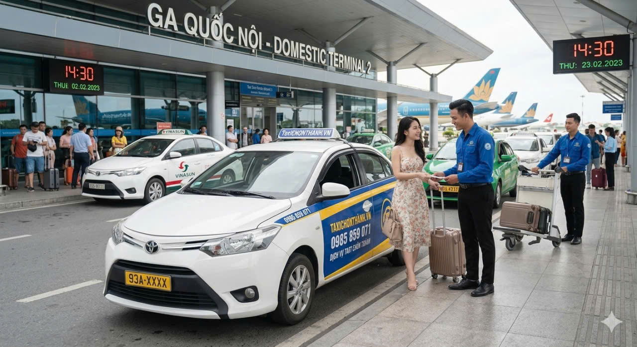 Taxi Chơn Thành Đưa Đón Sân Bay