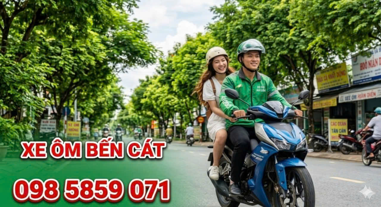 Xe Ôm Bến Cát Bình Dương 24/24